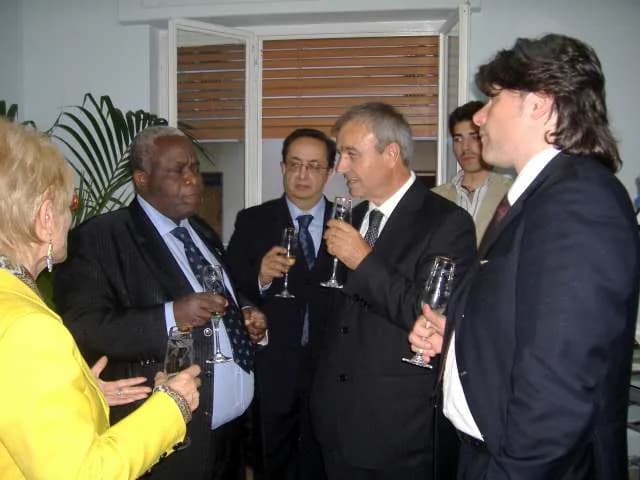 Momento di incontro tra rappresentanti italiani e congolesi