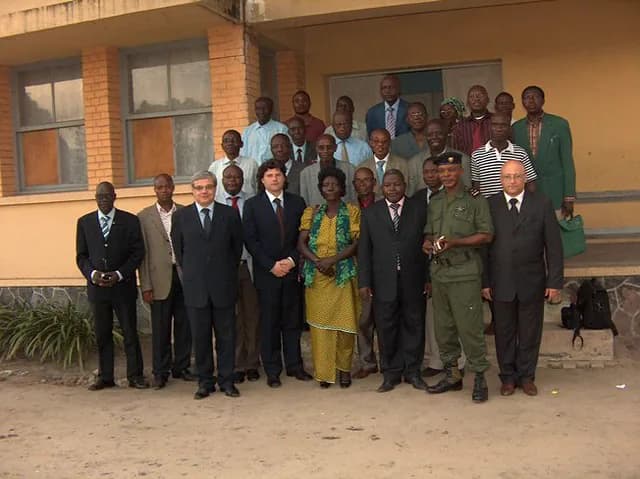 Delegazione FederTerziario con interlocutori a Kinshasa
